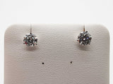 2.06 Cttw Lab Grown Diamonds 14k White Gold 1.1g Stud Earrings Do0826poxde