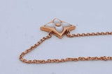 Louis Vuitton 18k Gold Blossom Star Mother Of Pearl Pendant Necklace Eb0426exzde