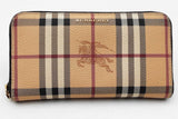 Burberry Haymarket Check Zip Around Wallet Eb1025loxdu