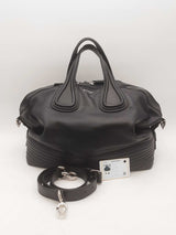 Givenchy Waxy Grained Calfskin Medium Nightingale Black Hand Bag Sd0125wzxsa