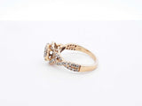1.10 Cttw Diamond & 14k Yellow Gold Ring 3.3 Grams Size 7 Fw0824rxzdu