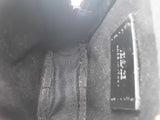Versace La Greca Signature Khaki Green Black Square Zipper Pouch Do0426rxde