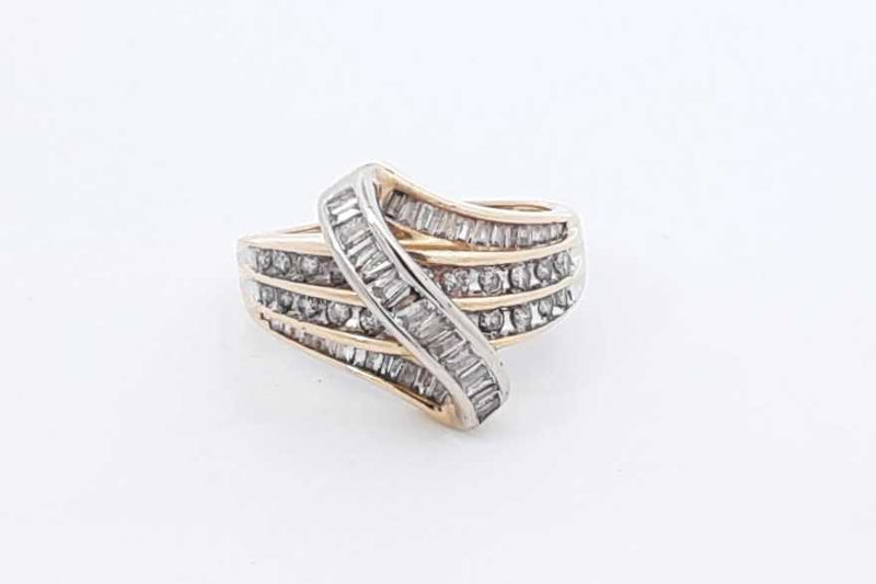 1.58ctw Diamond Ring In 14k Yellow Gold 5.1 Grams Size 7 Eb1025pxzdu