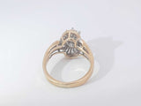 1.71 Cttw Diamond 18k Yellow Gold Ring 5.4 Grams Size 6.5 Aa0725lizxsa