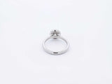 0.80 Cttw Diamond & 95% Platinum Halo Ring 4.9 Grams Size 5 Fw0625cxzdu