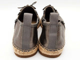 Coach Floralapp Mt Espadrille Gunmetal Silver Slip Ons Size Us 6b Do0425oxde