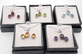 Set Of 5 Gemstone Ensemble Sets In Sterling Silver Eb0925crsa