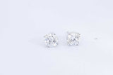 Lab Grown Diamond 3.07ctw Stud Earrings In 14k White Gold 1.69g Eb1121pwxzsa