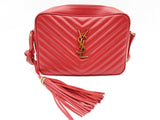 Ysl Saint Laurent Red Leather Lou Camera Bag Sd0626pzxde