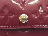 Louis Vuitton Sarah Purple Vernis Monogram Patent Leather Wallet Do0926lorde