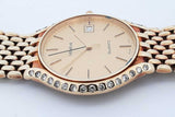 Geneve 14k Yellow Gold Quartz 34mm Watch 40.3 Grams Eb0626oiirde
