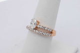 1.0cttw Lab Grown Diamond Ring In 14k Yellow Gold 4 Grams Size 7 Eb0826crxsa