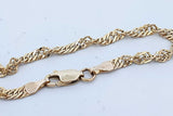 10k Yellow Gold Chain Necklace 3.1 Grams 18 Inch Eb0826oxzde