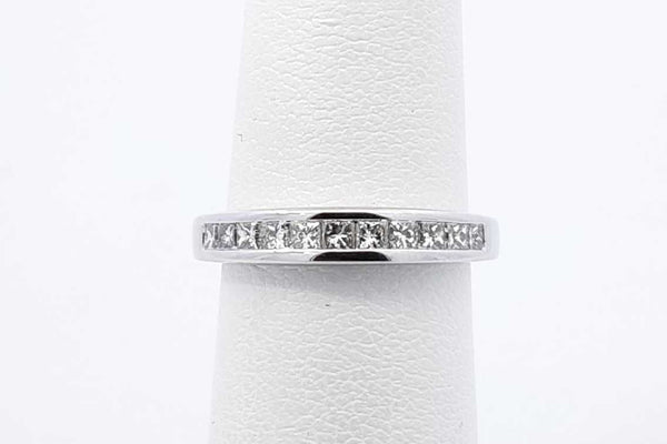 0.22ctw Diamond Ring In 14k White Gold 2.8 Grams Size 5 Eb1025lcxdu