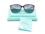 Tiffany & Co. Square Black & Blue Gradient Sunglasses Fw0125rxdu