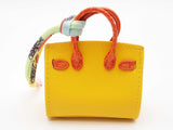 Yellow Orange Building Mini Bag Charm Do0725ede