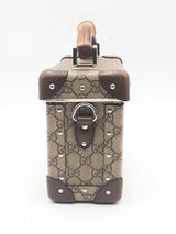 Gucci Supreme Monogram Globe-trotter Bamboo Top Handle Vanity Case Aa0325loxzsa
