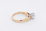 0.90ctw Diamond Ring In 18k Yellow Gold 5.7 Grams Size 7.25 Eb1225lrxzsa