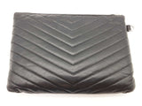 Ysl Saint Laurent Matelasse Chevron Monogram Pouch Sd0926orzde