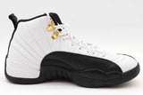 Nike Air Jordan 12 Retro Black & White Taxi Sneakers Size 9.5 Eb0126lwxde