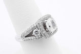 1.55cttw Diamond Ring In 14k White Gold 5.1 Grams Size 6.25 Eb0825oxxzsa