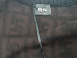 Fendi Ff Motif Brown Sweater Size Large Aa0525wxzsa
