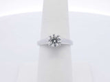 1.03 Ctw Tolkowsky Diamond & 14k White Gold Ring 3.8 Grams Size 6.5 Fw0825lpxzdu