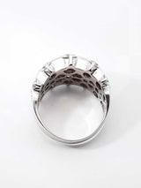 3.92 Cttw Diamond & 14k Gold Art Deco Statement Ring 8.8g Size 7.75 Fw0326lrzxdu