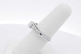 0.64cttw Diamond Ring In 14k White Gold 4.2 Grams Size 6 Eb0826wrxsa