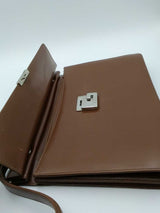 Gucci Brown Leather Shoulder Bag Eb1026lxzsa