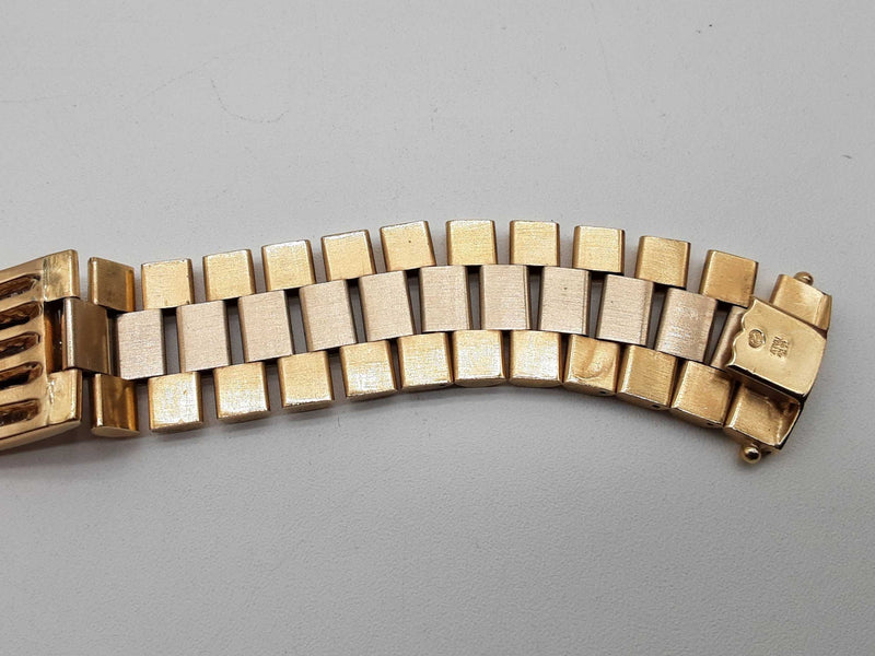 Blue Sapphires 11.70 Cttw Diamonds 14k Gold 81.3g Bracelet 8.25 In Do0725exzxde