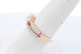 1.0cttw Lab Grown Diamond Ring In 14k Yellow Gold 3.7 Grams Size 7 Eb0726ixzde