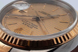 Rolex Oyster Perpetual Datejust Houndstooth Dial 36mm Watch Eb0526rrxzde