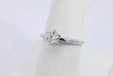 0.48cttw Diamond 14k White Gold Ring 2.5 Grams Size 7.5 Eb0526pwrdu