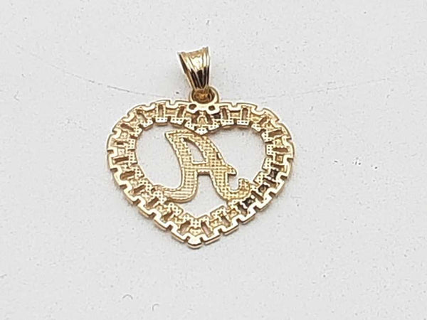 10k Yellow Gold 1.7 Grams Letter A Pendant Aa0825prsa