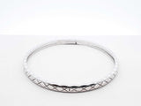 Chanel Coco Crush Mini Bangle In 18k White Gold 17.4 Grams 7 Inch Fw0126orxzdu