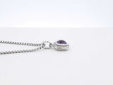 David Yurman Petite Albion Sterling Pendant Necklace 9.5g 16.5 Inch Fw0426lcrdu