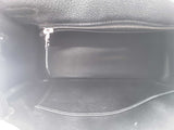 Hermes Togo Birkin 25 Black Handbag Aa0126oezxzsa