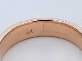 14k Yellow Gold Wedding Band 9.9 Grams Size 10.5 Eb0426crxde