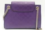 Gucci Purple Guccissima Leather Emily Chain Shoulder Bag Eb0326wxzsa