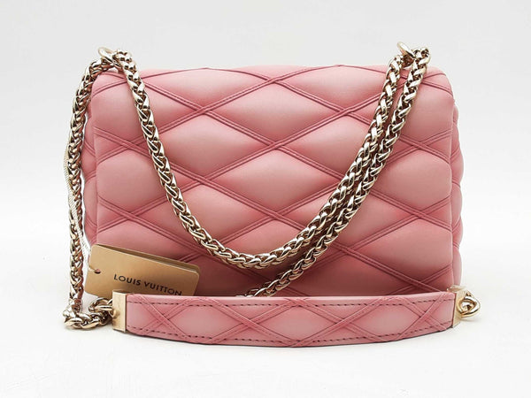 Louis Vuitton Framboise Lambskin Malletage Go-14 Mm Handbag Sd0625orzxsa