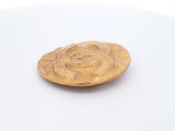 Chanel Cc Logo Gold-tone Hammered Finish Brooch Fw1025lrzdu