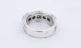 Judith Ripka Sterling Silver & Cubic Zirconium Ring Size 6, 8.1 Grams Eb0424rsa