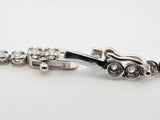 3.01 Cttw Diamond & 18k White Gold Tennis Necklace 9.3 Grams 16 Inch Fw0325pwrdu