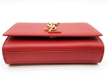 Yves Saint Laurent Ysl Kate Red Leather Chain Crossbody Bag Do0726pxzde