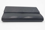 Louis Vuitton Black Epi Leather Porte Tresor Wallet Eb0626lrxdu