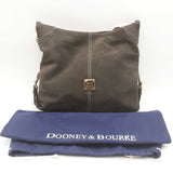 Dooney & Bourke Charcoal Gray Suede Hobo Bag Sd0625orsa