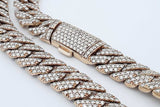 71.65ctw Diamond Cuban Chain Link Necklace 10k Yellow Gold 138.9g Eb1225loxxzdu