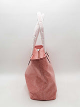 Michael Kors Logo Carter Top Zip Tote Bag Pink Sd0825rzsa
