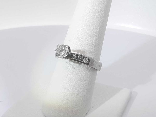 .68ctw 14k White Gold 3.7 Grams Ring Size 7.5 Sd0625izxsa